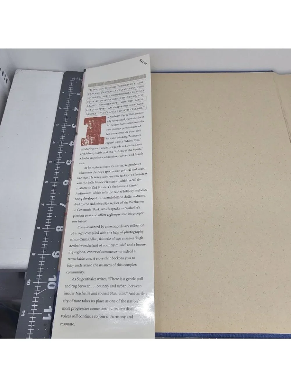 Nashville City of Note Urban Tapestry Series Hardcover Book 1997 Heather Cochran